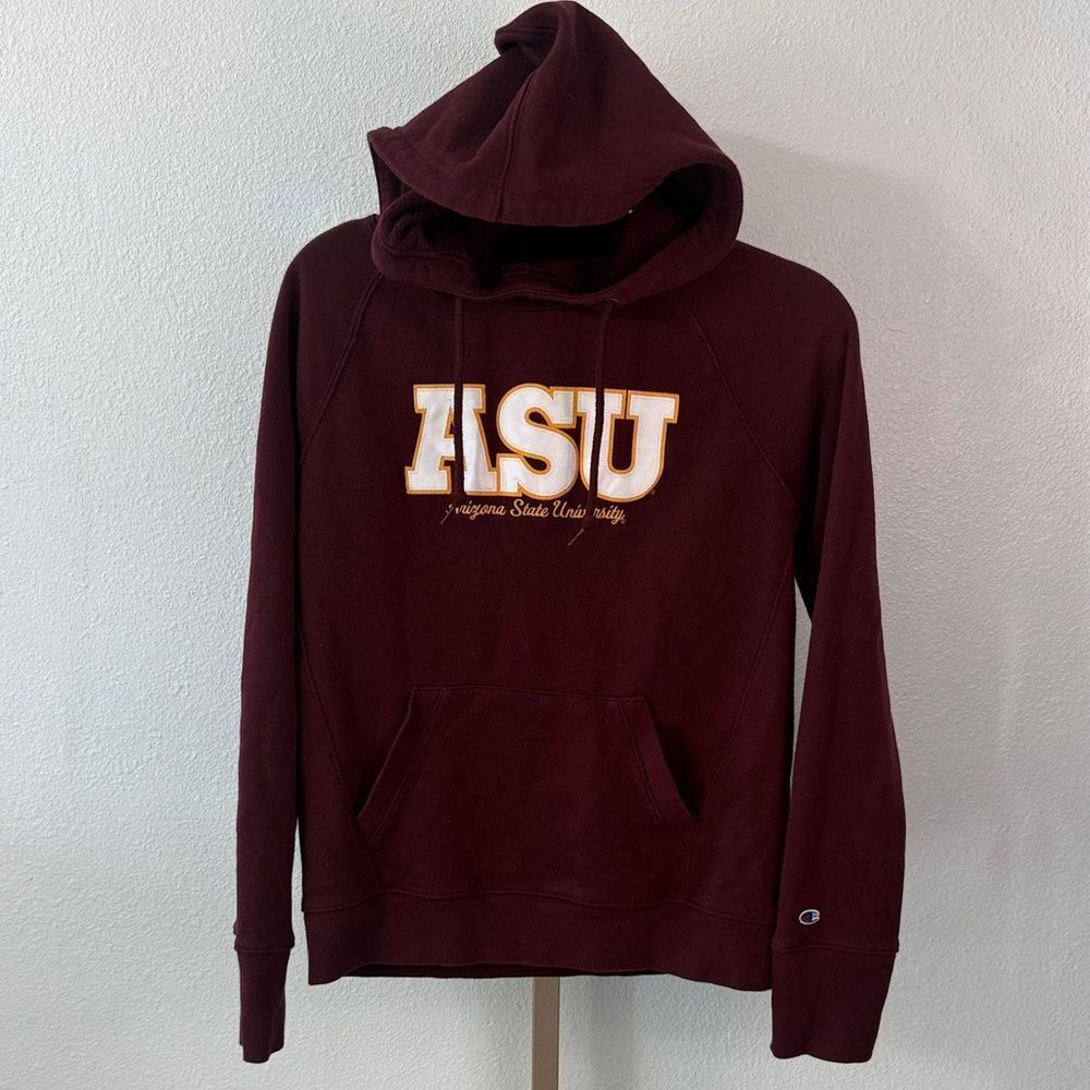 Champion Maroon ASU Arizona State University Hoodie- small